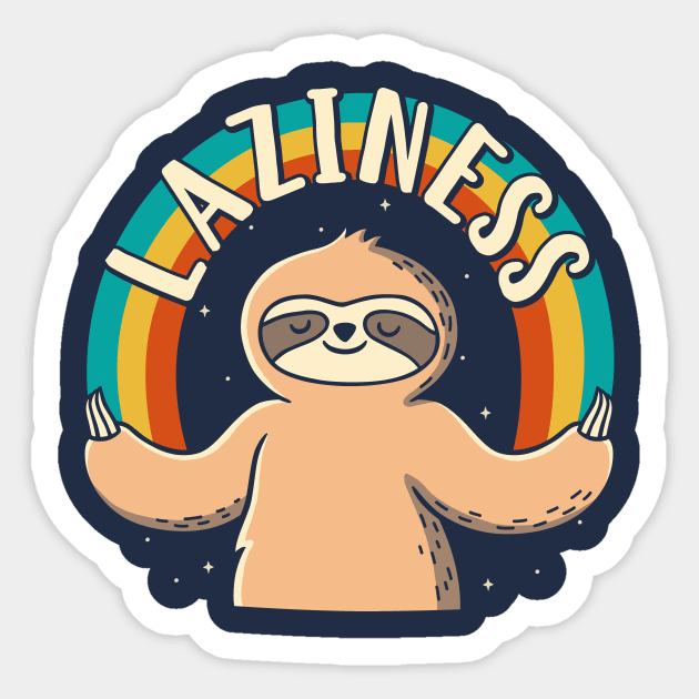 Laziness Sticker by Barbadifuoco